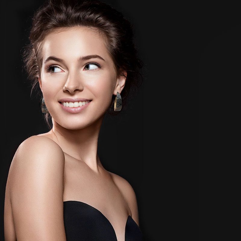 Créoles art deco homepage ferre gauche sans bo Bijoutier artisanal BO créole et bague bronze et émail